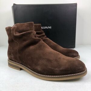 Alfani Arlen Brown Suede Side Zip Boots